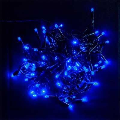 

Гирлянда уличная 100л LED синяя 8м 4-39-2 Без бренда