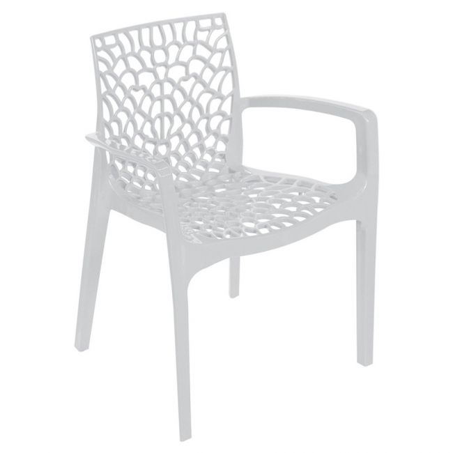 

Cтул для кухни, кафе, ресторана GRANDSOLEIL GRUVYER bianco белый S6626B
