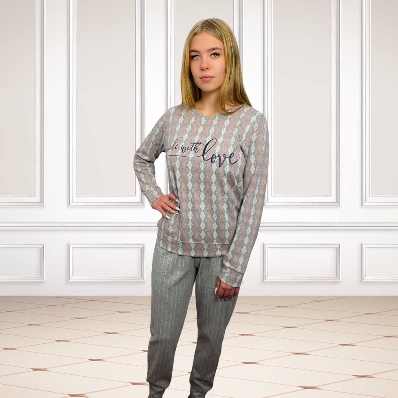

Пижама Juliet Delux М серая