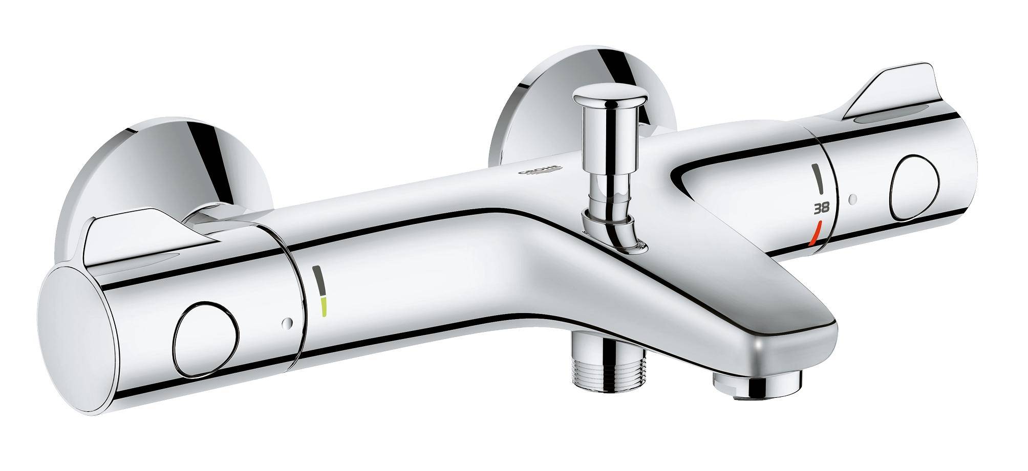 

Кран для ванной термостатический GROHE Grohtherm 800 хром латунь 34576000