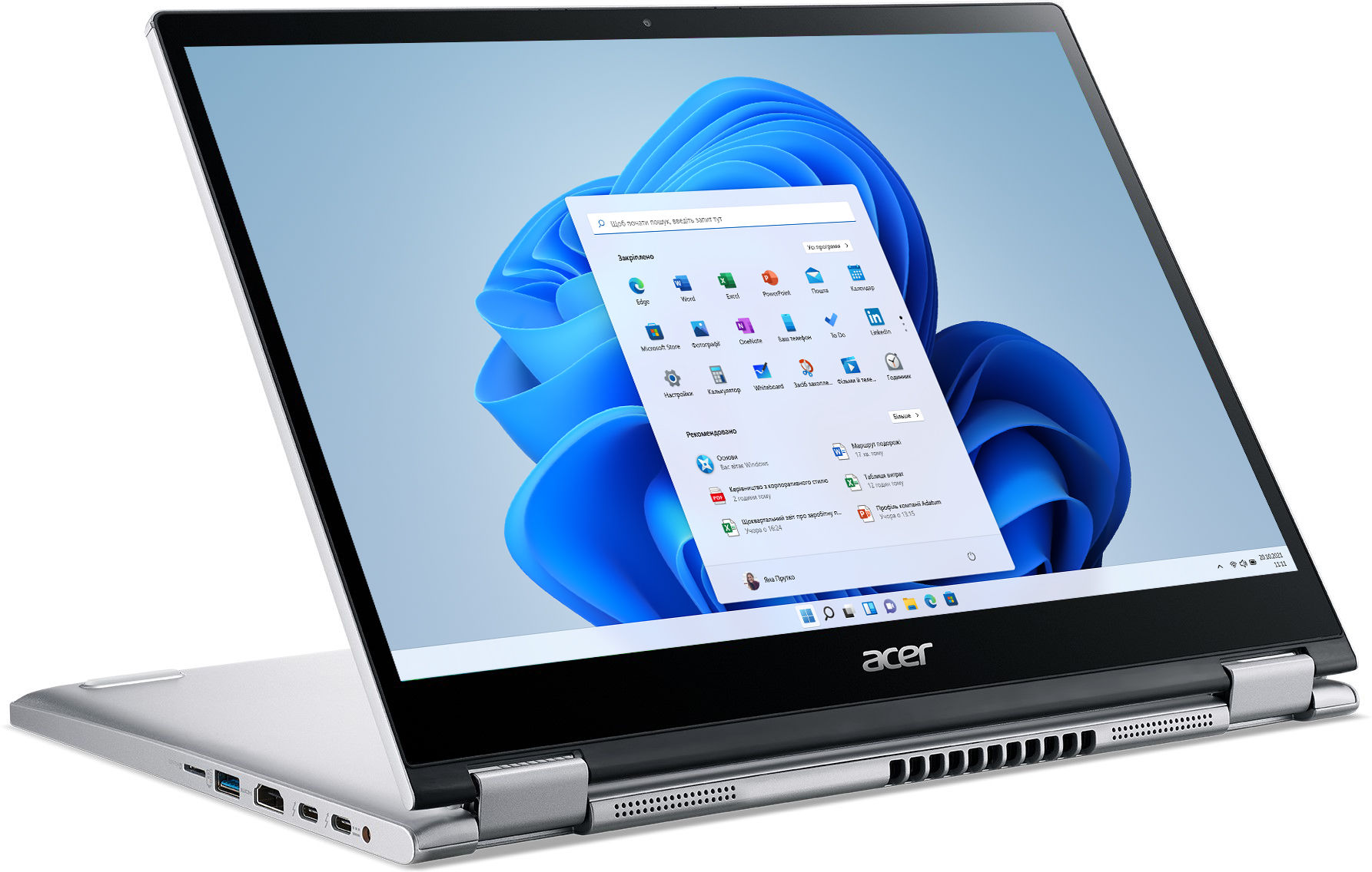 

Ноутбук Acer Spin 3 SP313-51N-50J5 (NX.A6CEU.00M) Pure Silver