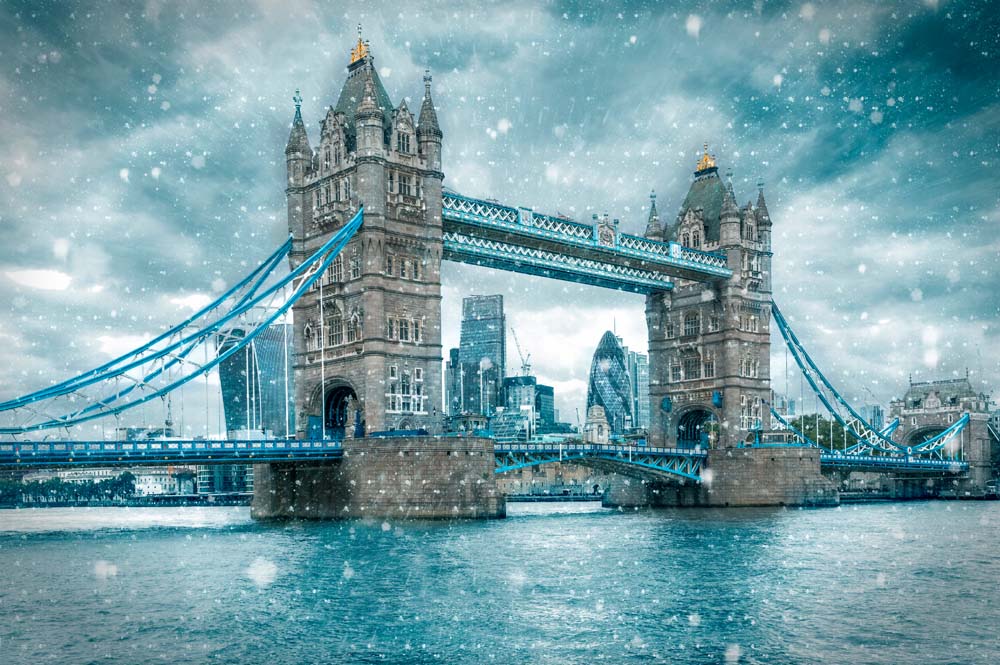 

Фотообои ArtSide Тауэрский мост зимой (515646061) Иней