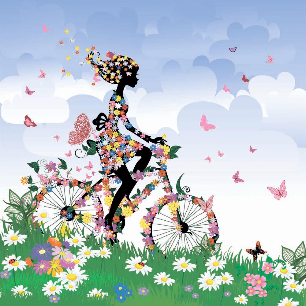 

Фотообои ArtSide Фея цветов (4947) Аква