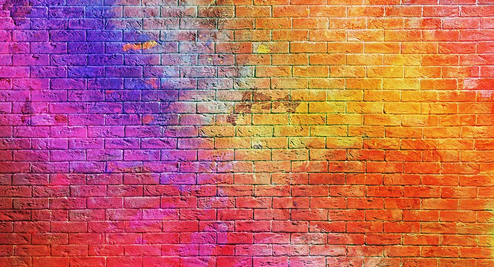 

Фотообои ArtSide Разноцветная стена (421057369) Холст