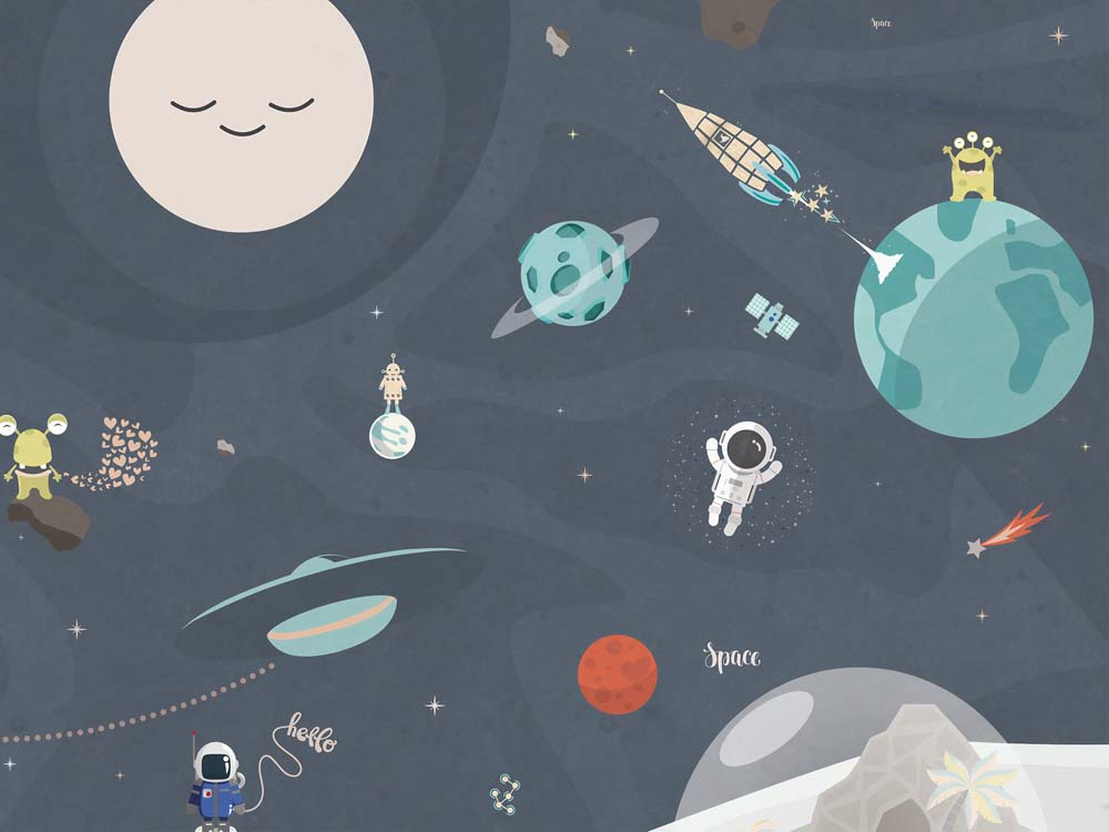 

Фотообои ArtSide Космическое пространство (260621260) Базальт