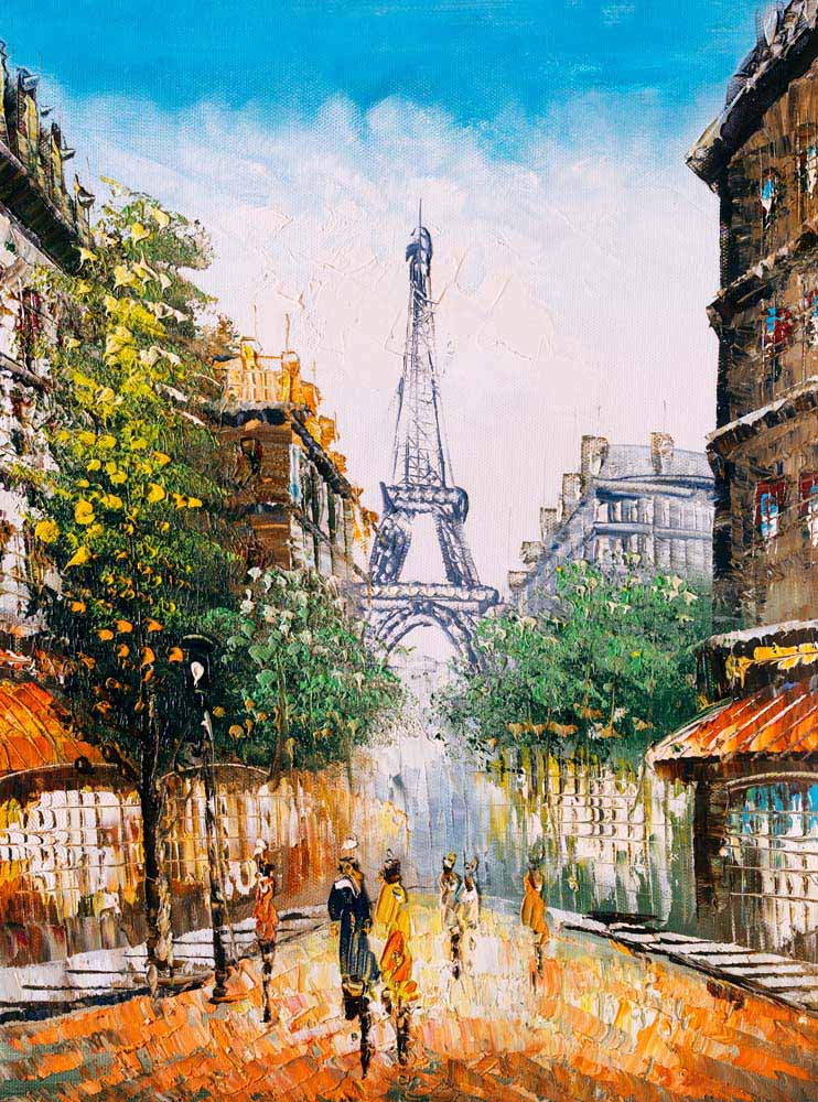 

Фотообои ArtSide Париж маслом (485533348) Песок