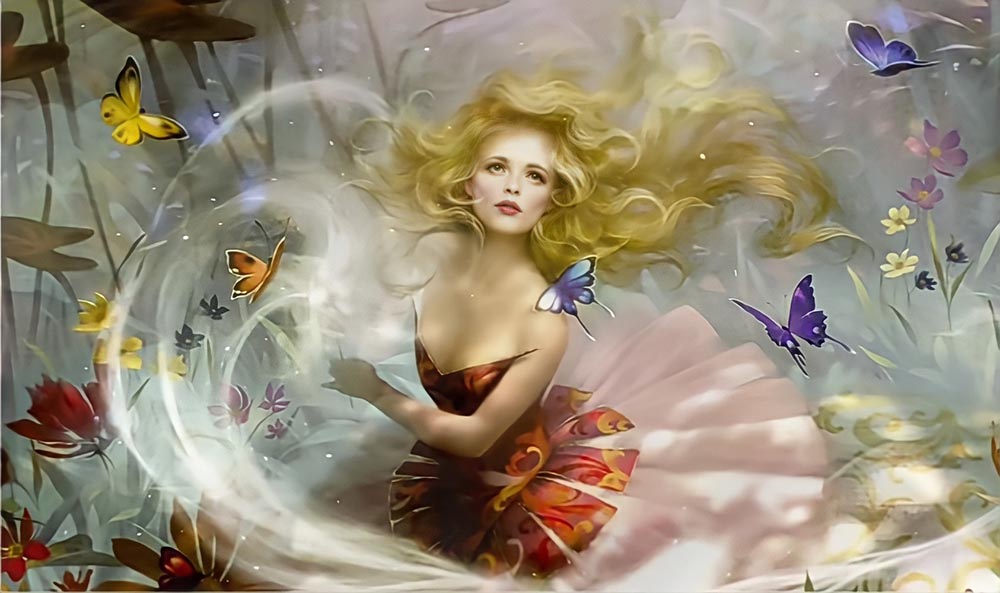 

Фотообои ArtSide Фея с бабочками (2091220201) Венеция
