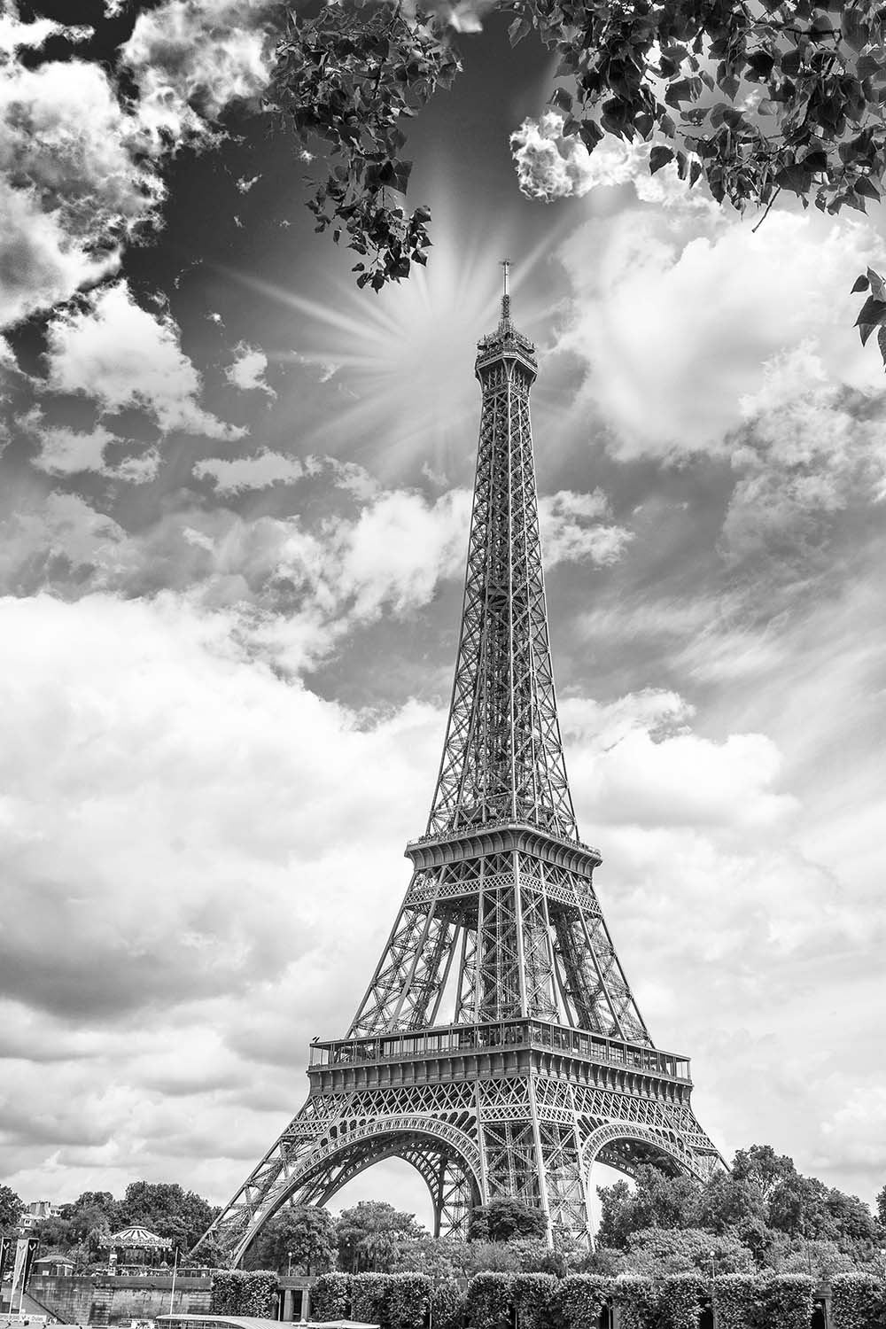 

Фотообои ArtSide Эйфелева башня (165336500) Аква