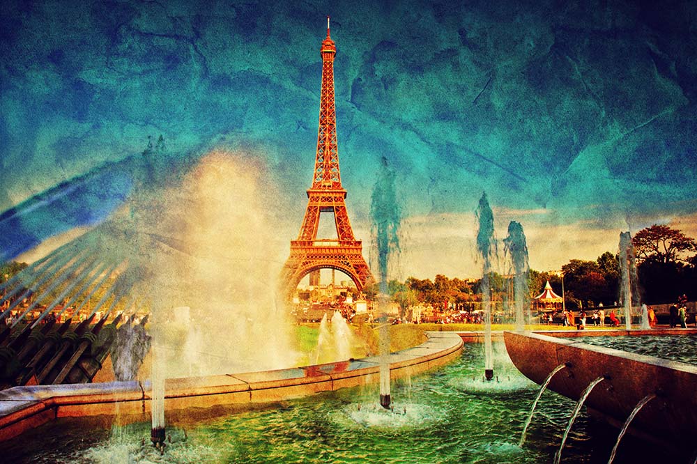 

Фотообои ArtSide Нарисованный Париж (165194084) Изморозь