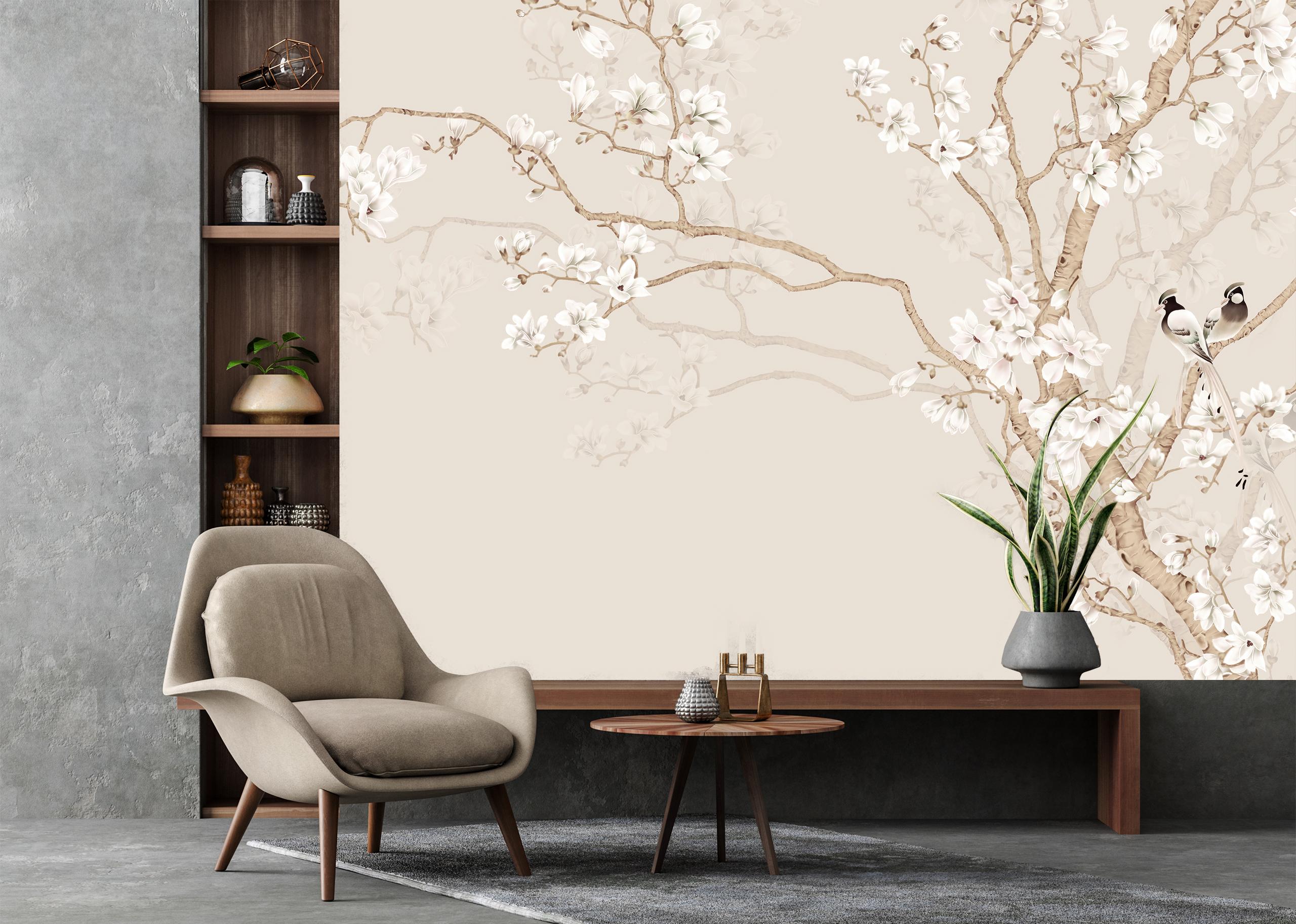 

Фотообои на самоклеющейся основе Walldeco Нежная сакура 380x250 Лоск