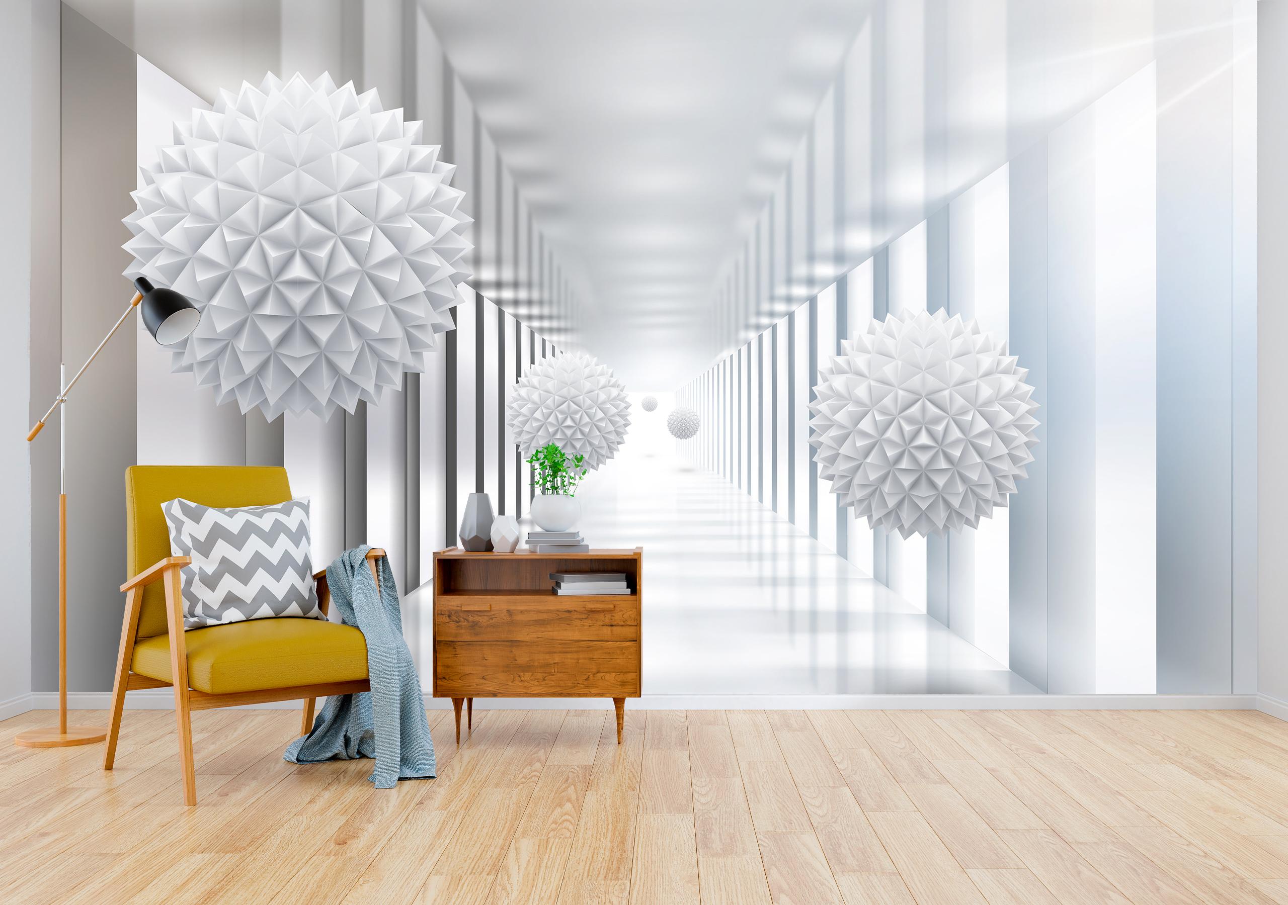 

Виниловые Фотообои Walldeco 3Д сферы 380x250 Жаккард