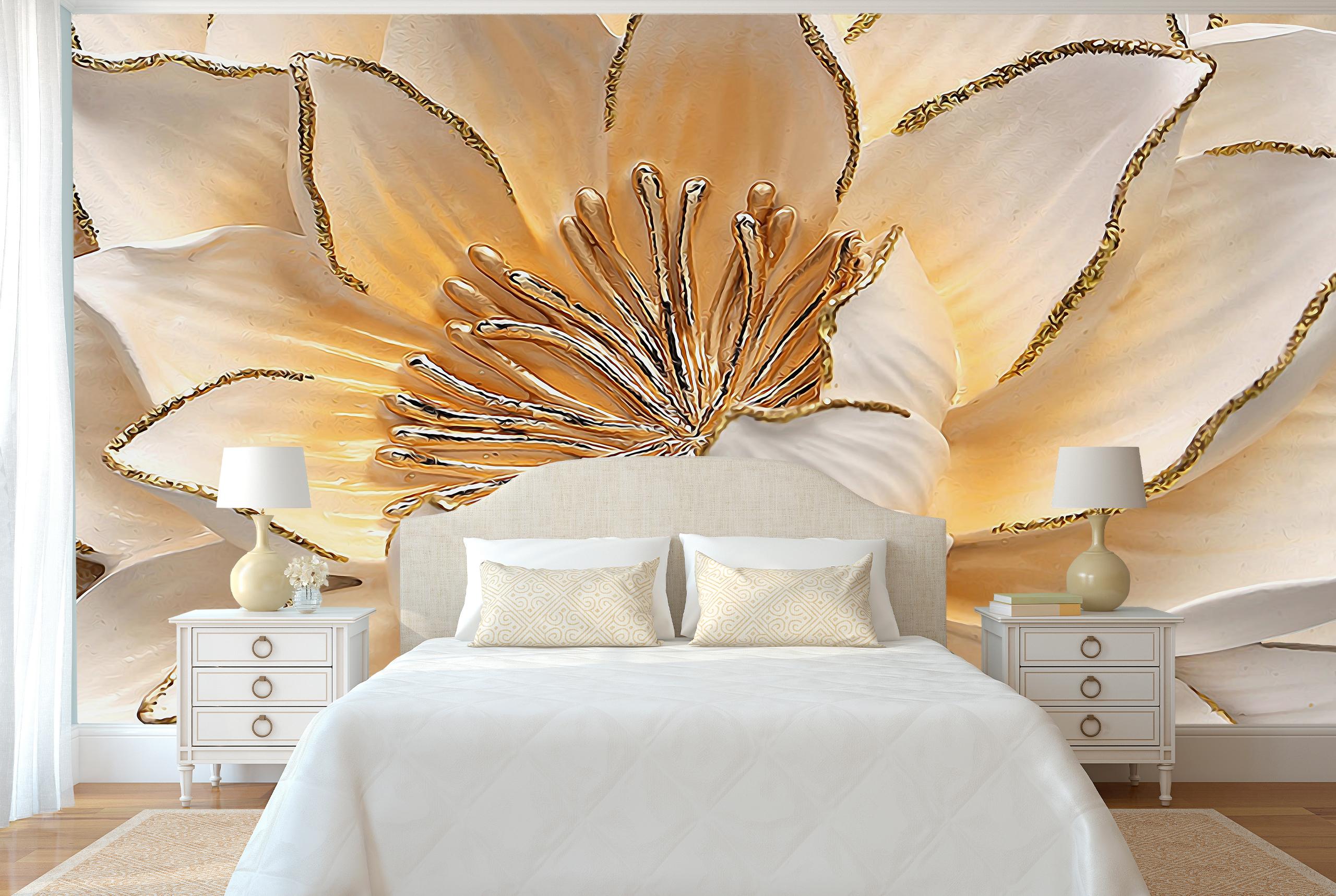 

Виниловые Фотообои Walldeco Лотос барельеф 400x260 Деко