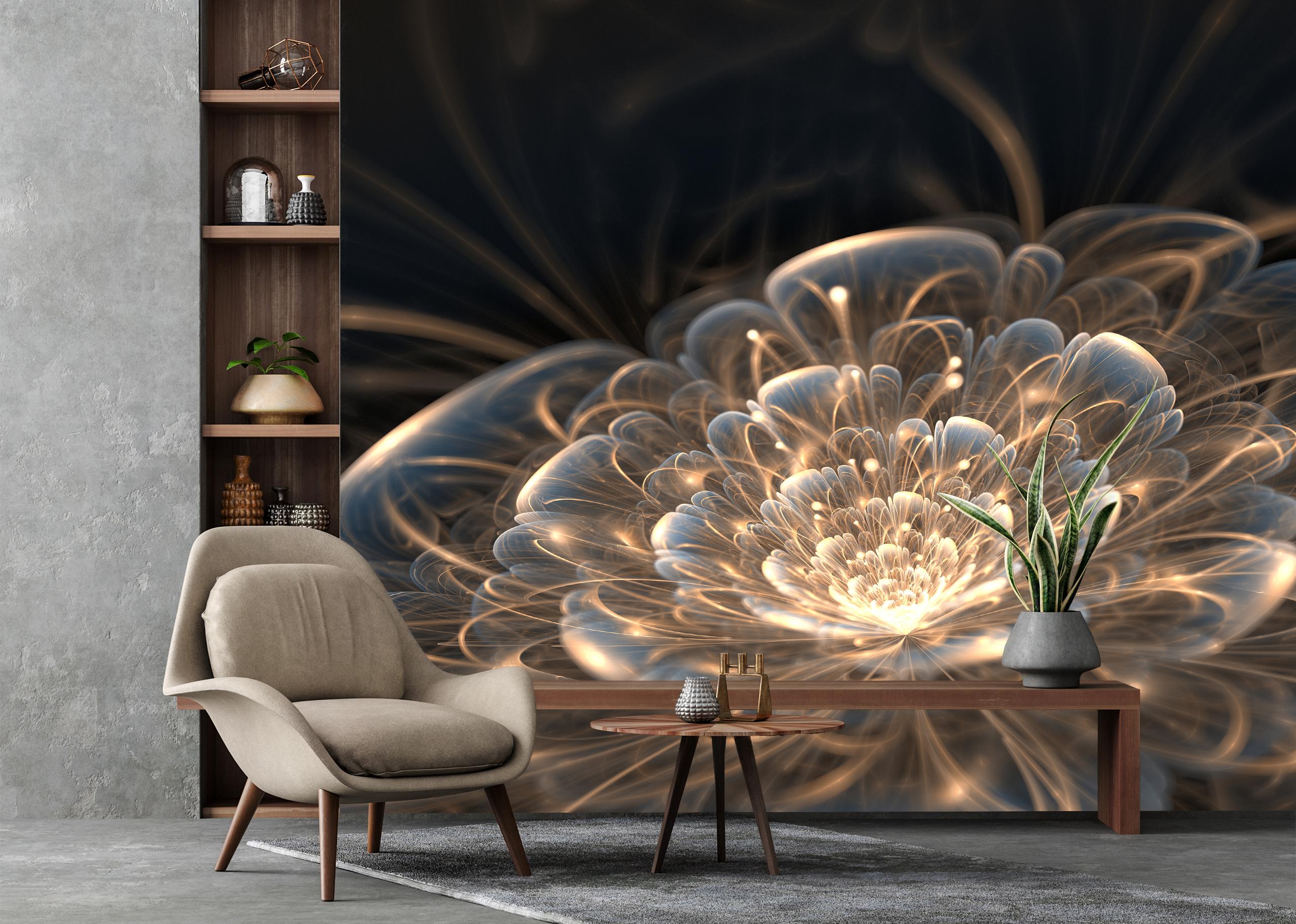 

Виниловые Фотообои Walldeco Волшебный цветок 300x200 Деко