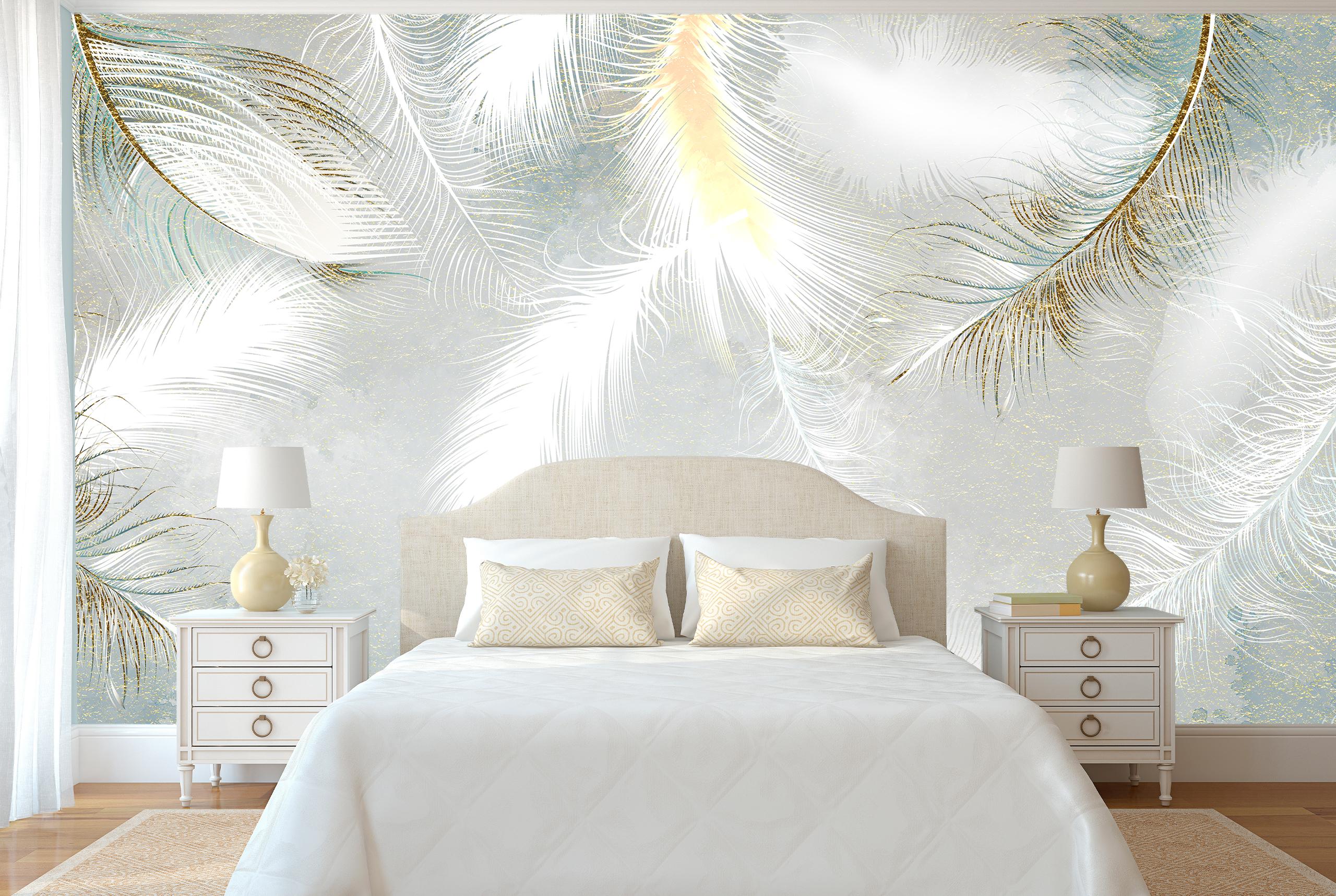 

Виниловые Фотообои Walldeco Нежные перья 285x190 Базальт