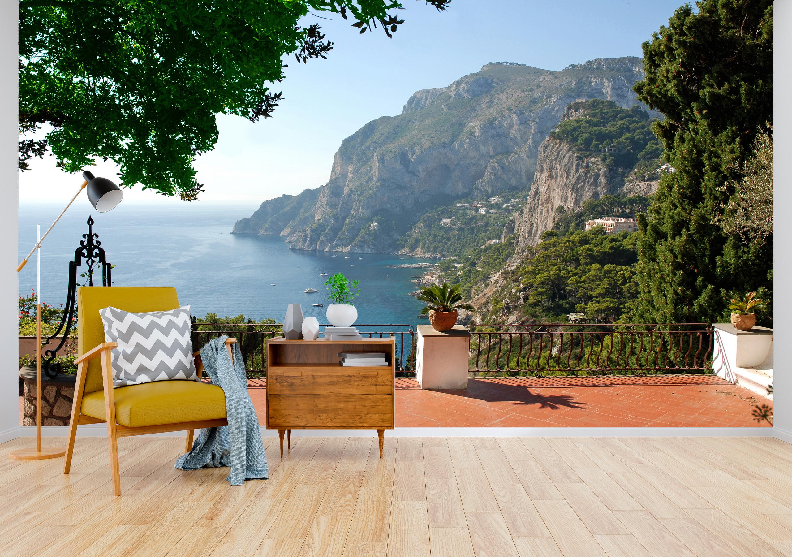 

Бумажные Фотообои Walldeco Море и горы 200x130 Гладь
