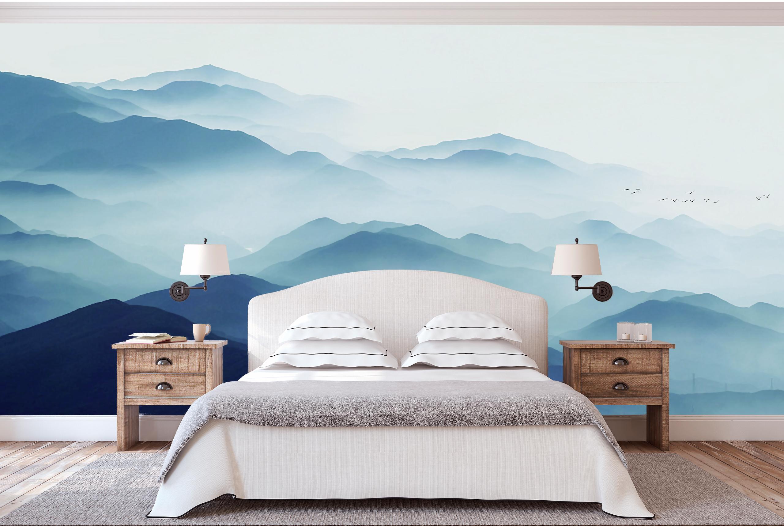 

Виниловые Фотообои Walldeco Туманный лес 200x130 Диамант