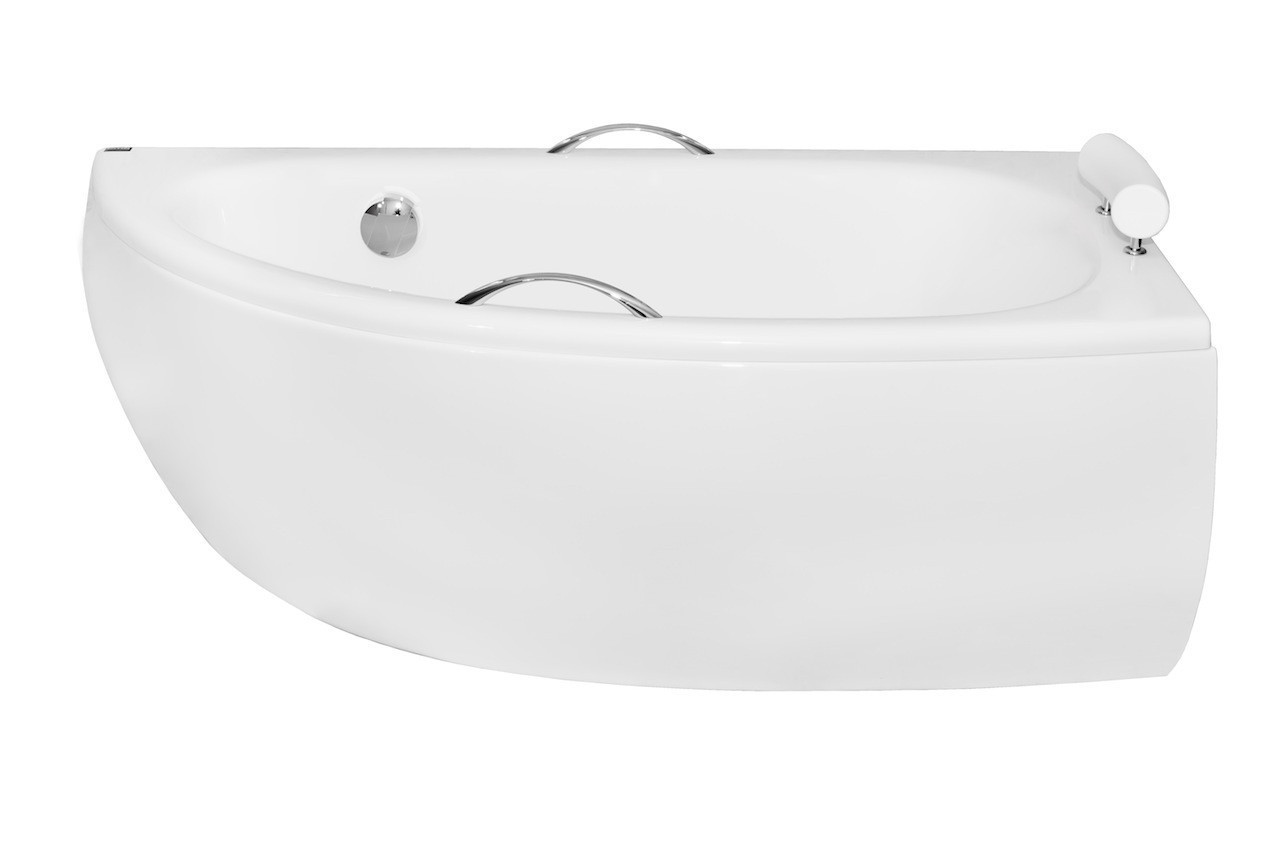 

Ванна акрилова Besco Milena 150x70 права з панелькою та ніжками (WAM-150-NP)