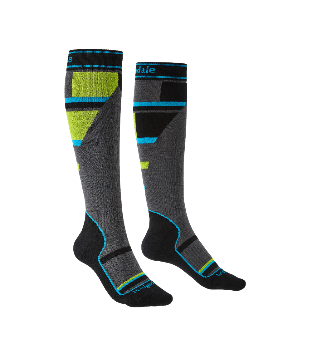 

Носки Bridgedale Ski Mountain Over Calf Junior (M.P.) grey/green (710029.068, Носки Bridgedale Ski Mountain Over Calf Junior (M.P.) grey/green (710029.068.L)