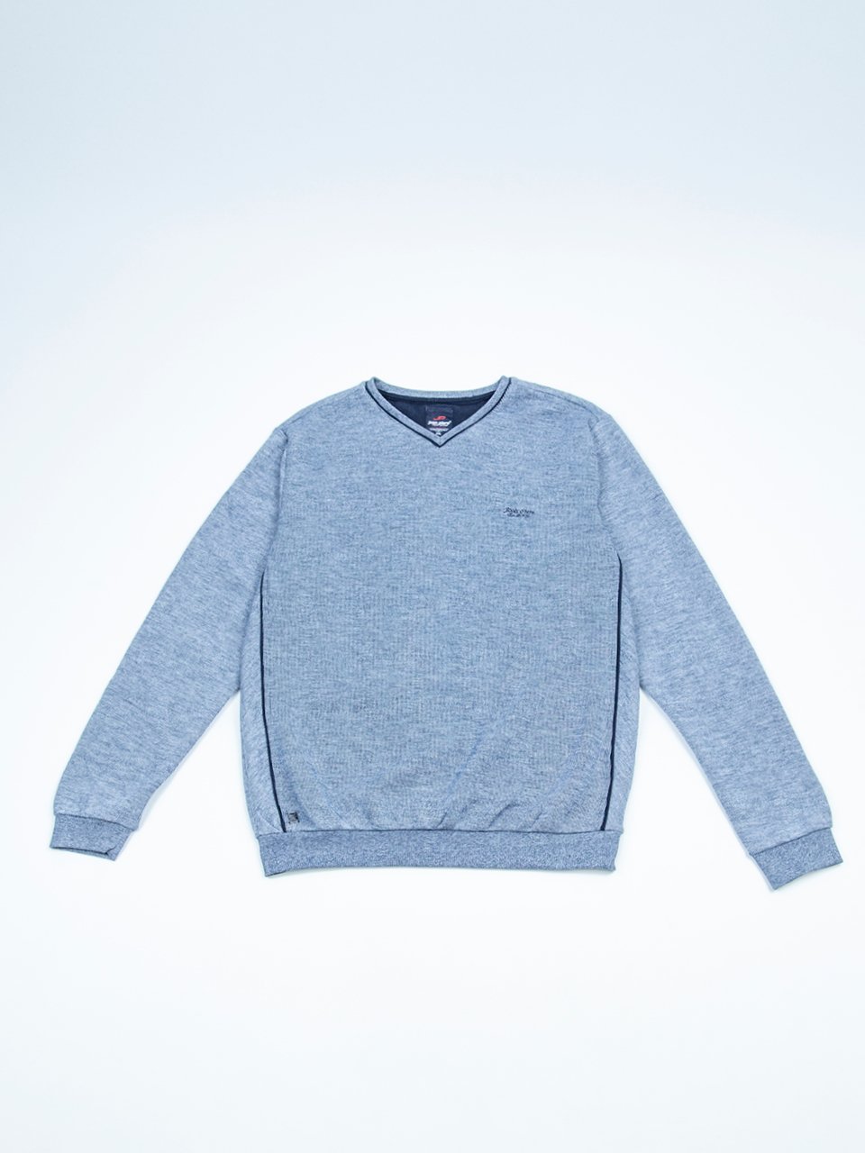 

Джемпер мужской белая в голубую полоску 4501-2231-3 XL