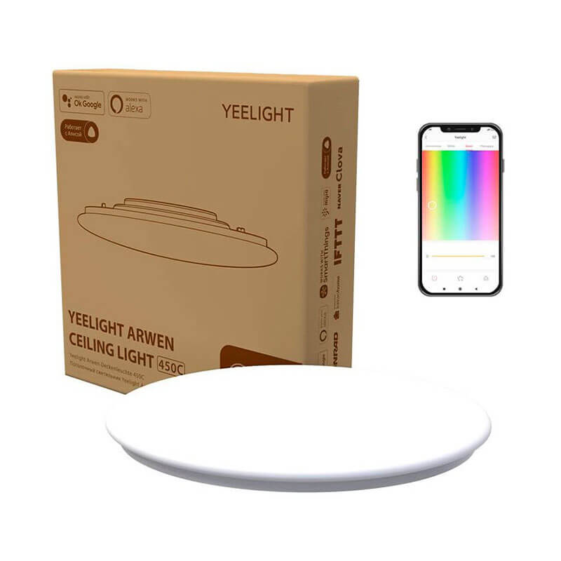 

Потолочный смарт-светильник Yeelight Arwen Ceiling Light 450C 495mm 50W 2700-6500K Wi-Fi/BLE (YLXD013-B)