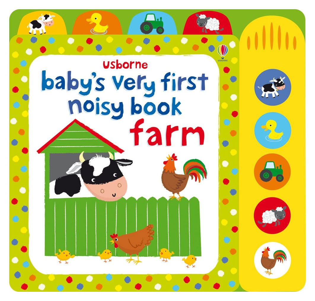 

Первая интерактивная книга со звуковыми эффектами Usborne Усборн Ферма английский язык (9781409563440)