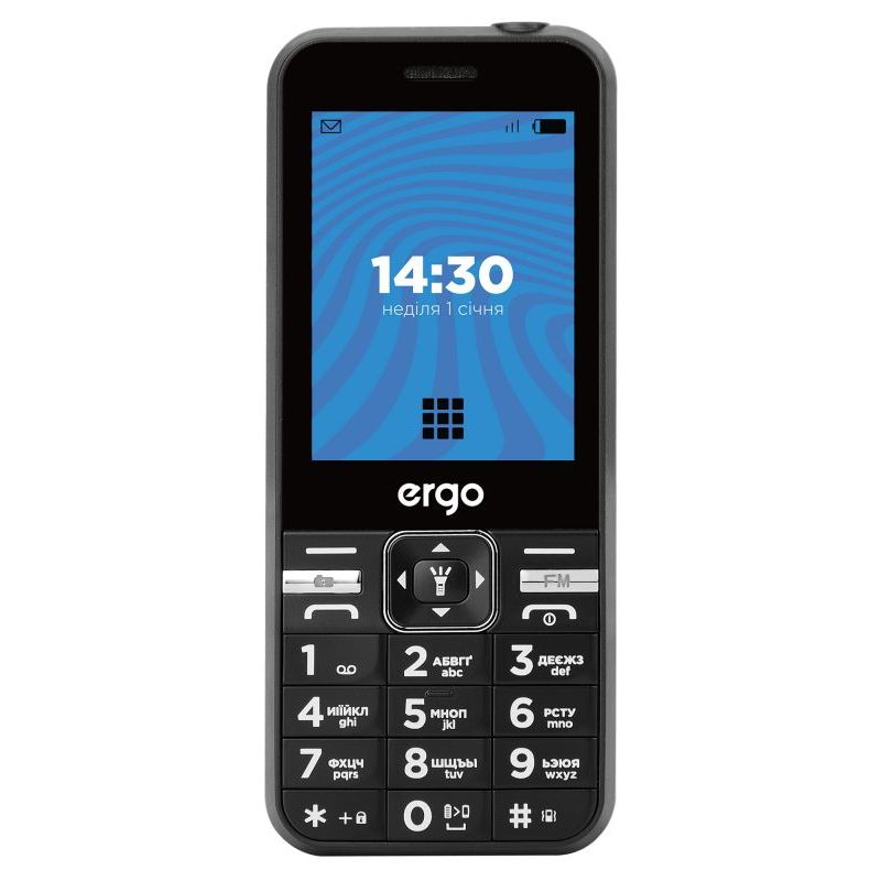 

Мобільний телефон ERGO E281 Dual Sim Black