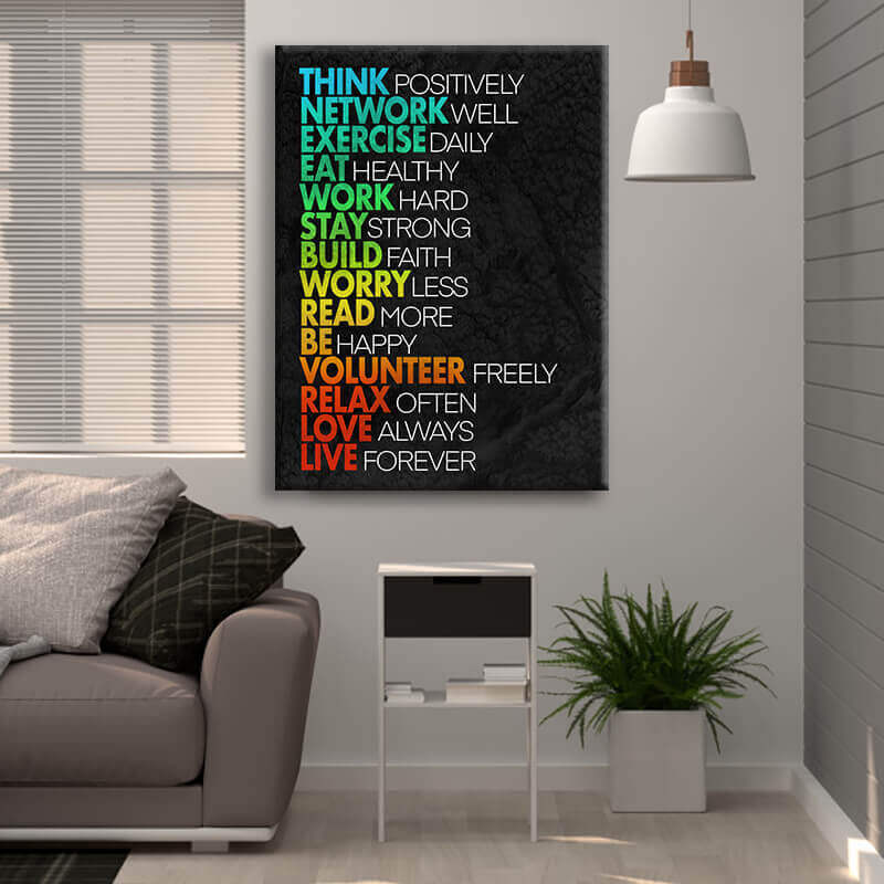

Картина Арт-холст Think positively Арт-urb_00718 80х120 см