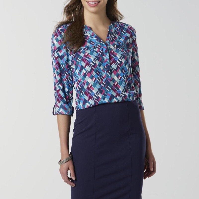 

Блуза Simply Styled L Абстракция синяя