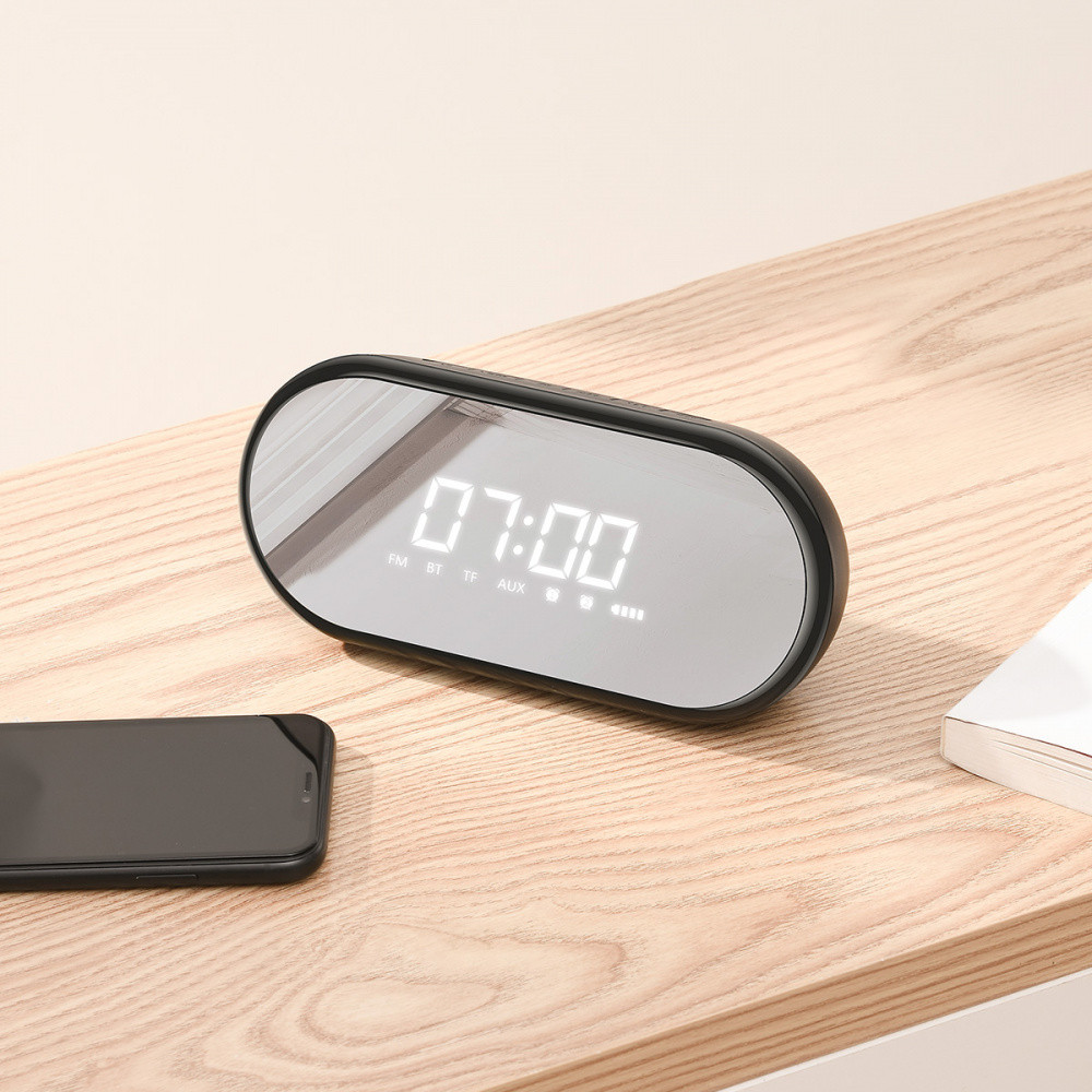 

Настольные часы с Bluetooth акустикой Baseus Encok E09, Black