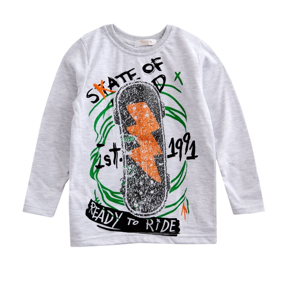 

Футболка с длинным рукавом Vitusya Skate 92 Серая
