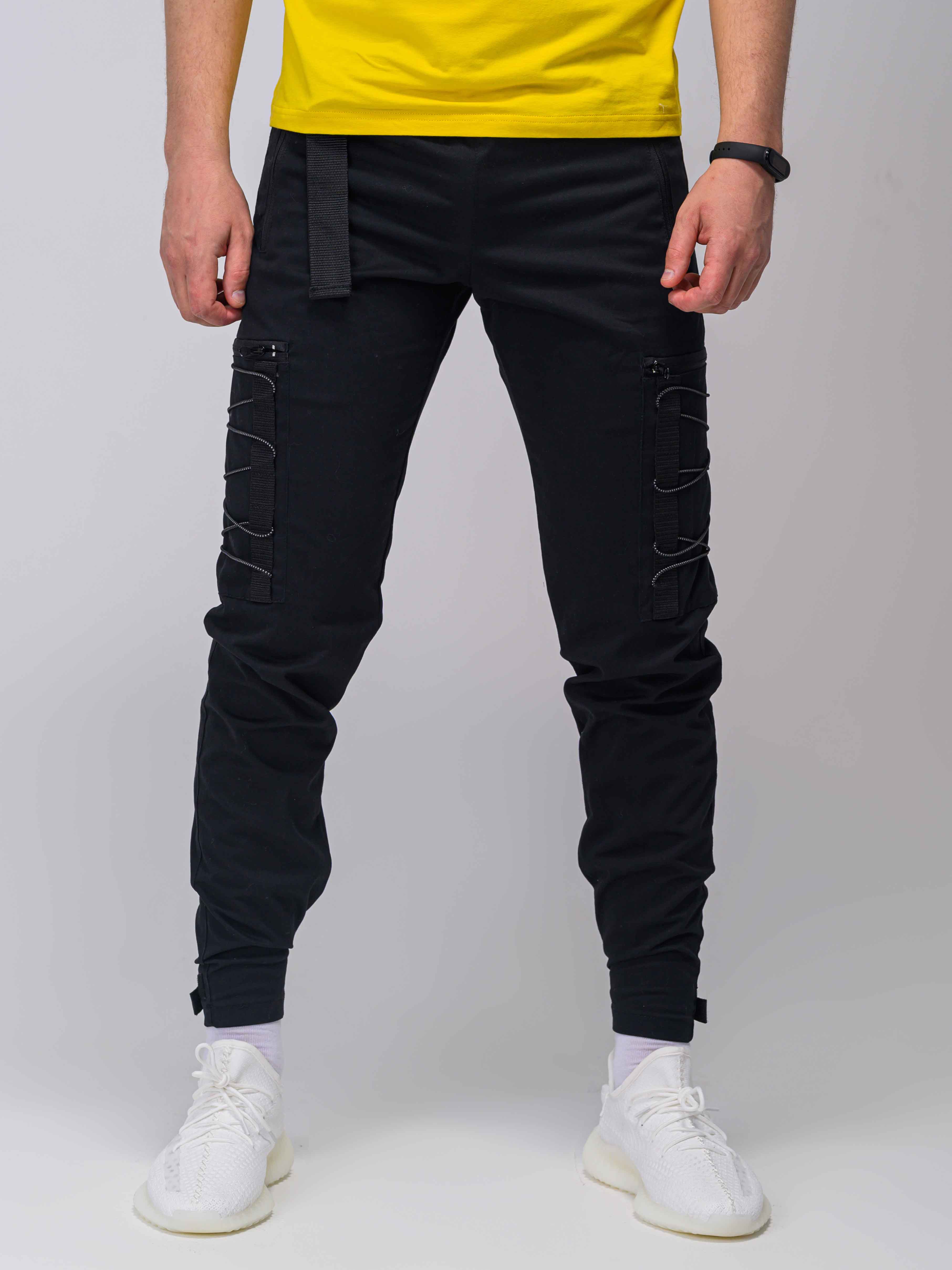 

Штани карго Satoshi чорні з рефлективом на липучці Custom Wear, Штани карго Satoshi чорні з рефлективом на липучці Custom Wear L