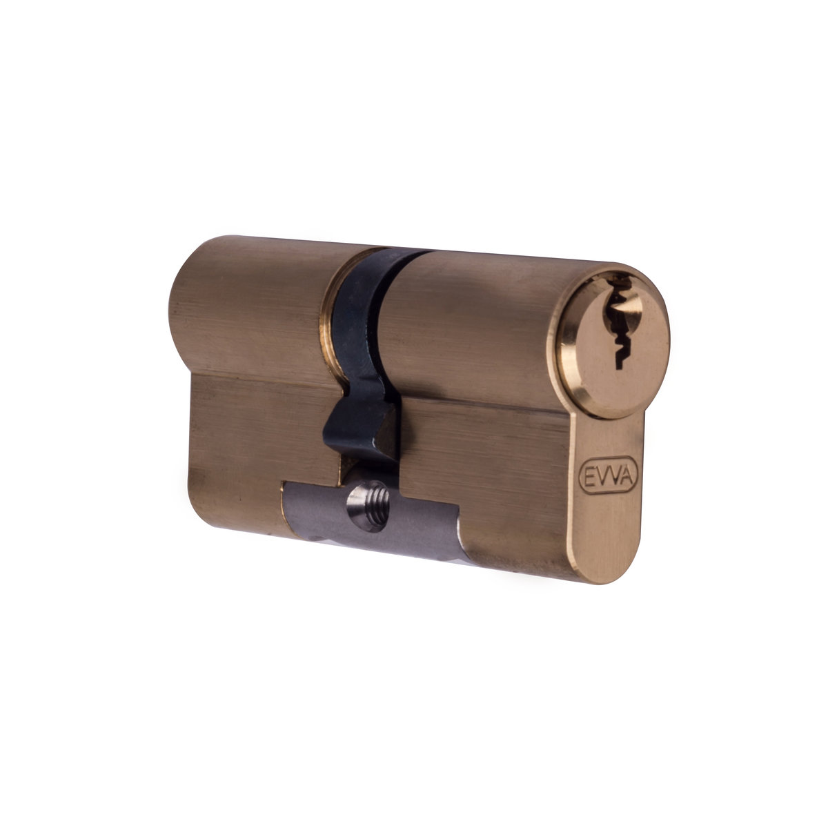 

Цилиндр EVVA EPS (56х81) 3KEY ключ-ключ матовая латунь