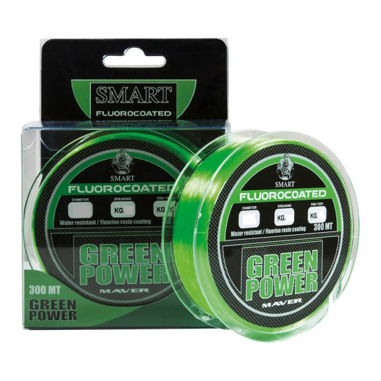 

Леска Smart Green Power Fluorine 300m 0.30mm 8.5kg