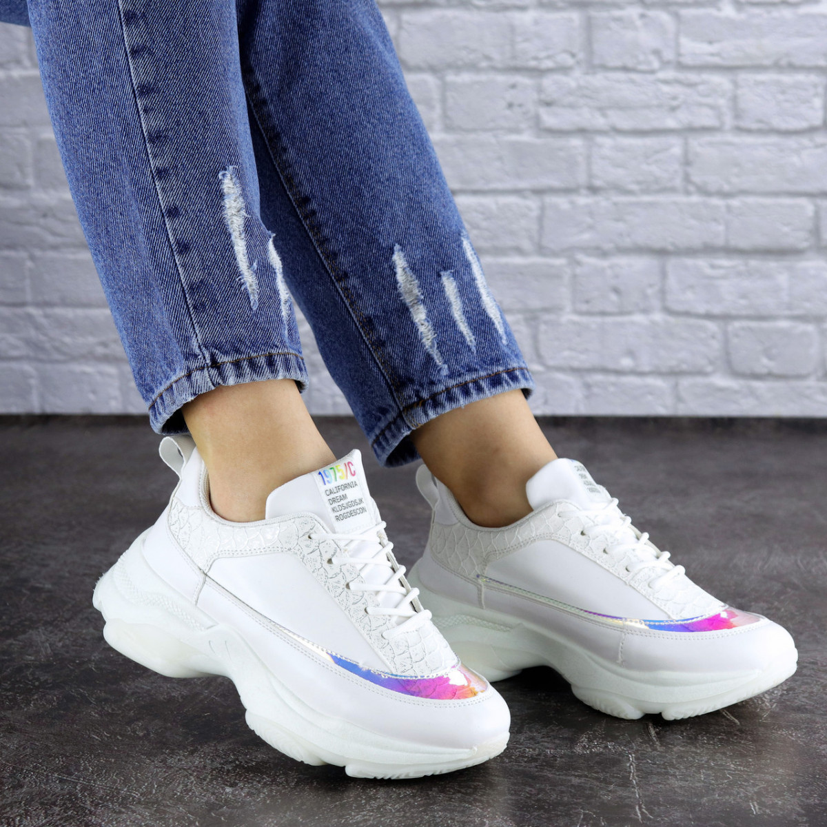 

Женские кроссовки Fashion Zeek 1780 39 размер 24,5 см Белый