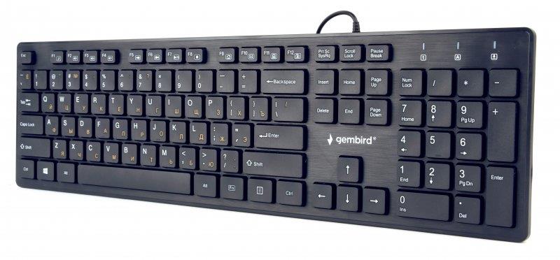 

Клавиатура Gembird KB-MCH-03-UA Black USB UKR