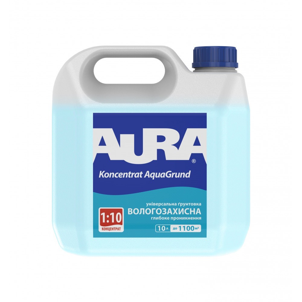 

Грунтовка-концентрат AURA KONSENTRAT AQUAGRUND влагоизоляционная 10