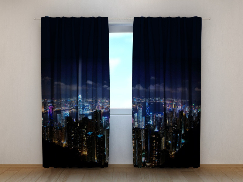 

Фотоштора Wellmiх Ночной город 2