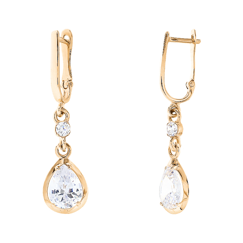 

Серьги-подвески Diamant С2380