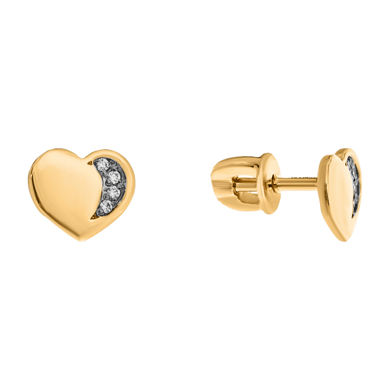 

Серьги-пусеты Diamant с1556