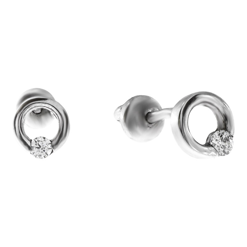 

Серьги-пусеты Diamant с1225с