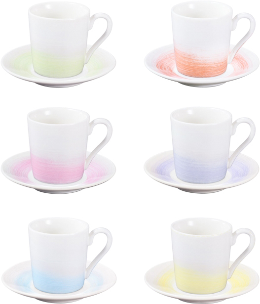 

Кофейный сервиз Tescoma myCOFFEE с блюдцем 6 шт Pastels