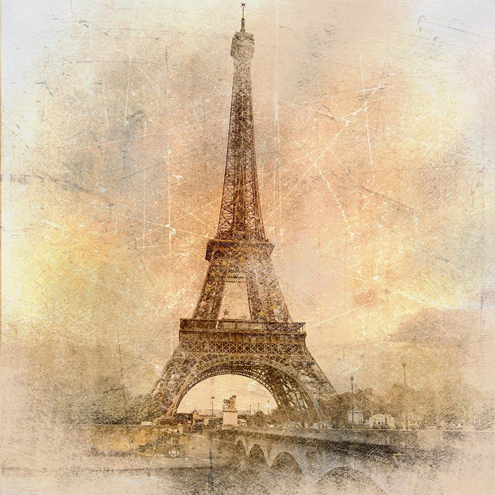 

Картина Арт-Холст Эйфелева башня Париж №2092 (50x70см)
