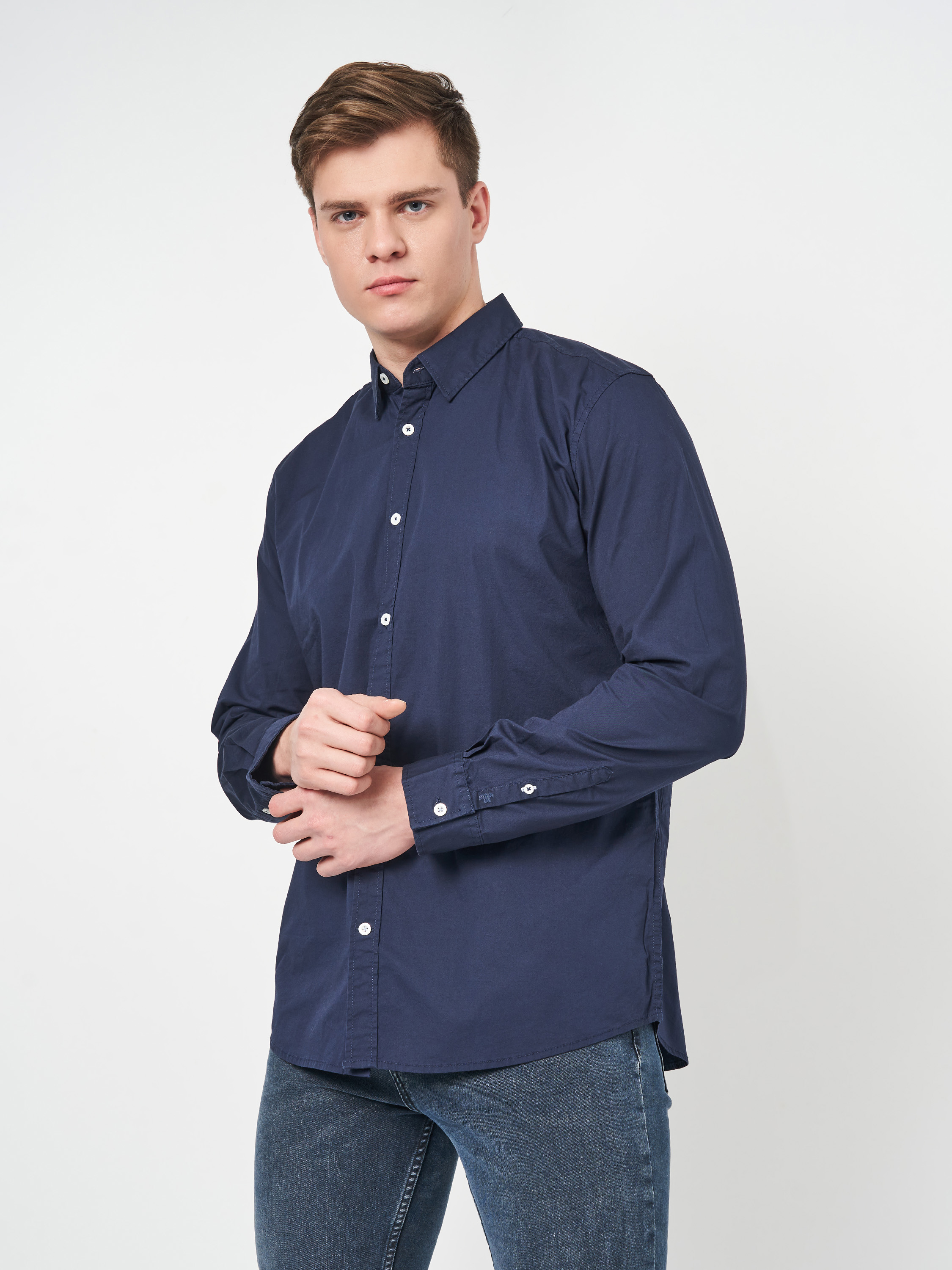 

Рубашка Tom Tailor 1015320-10360  Темно-синяя, Рубашка Tom Tailor 1015320-10360 XL Темно-синяя