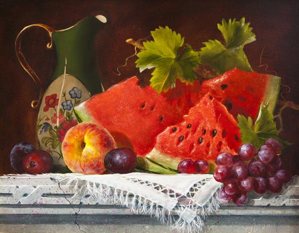 

Картина Арт-Холст Арбуз №3862 (90x60см)