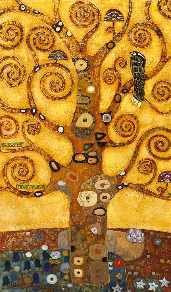 

Картина Арт-Холст Дерево Климт №2422 (60x90см)