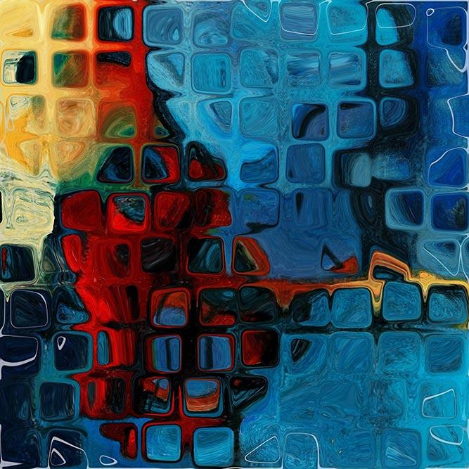 

Картина Арт-Холст Стеклянные квадраты №2093 (90x60см)
