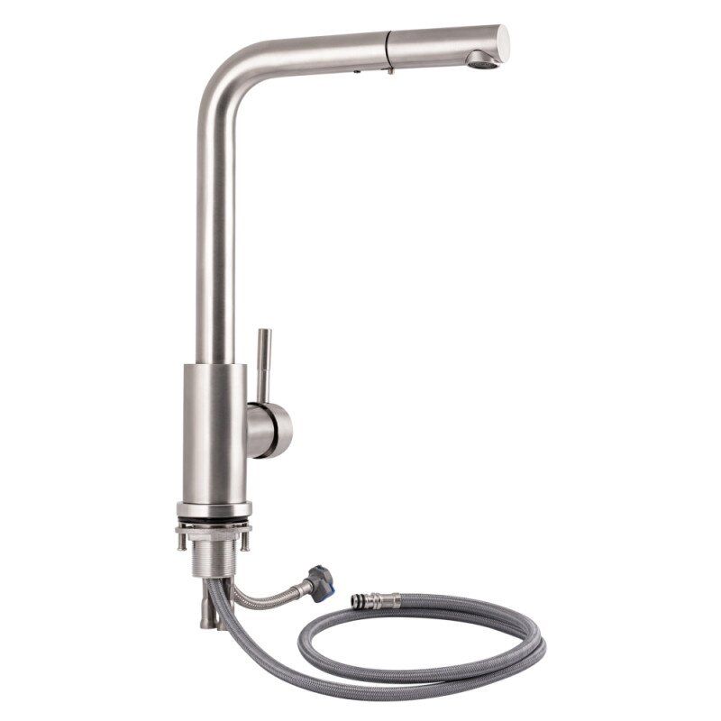 

Cмеситель кухонный с вытяжным душем LIDZ 12 32 сатин нержавеющая сталь LIDZNKS1232015FL13