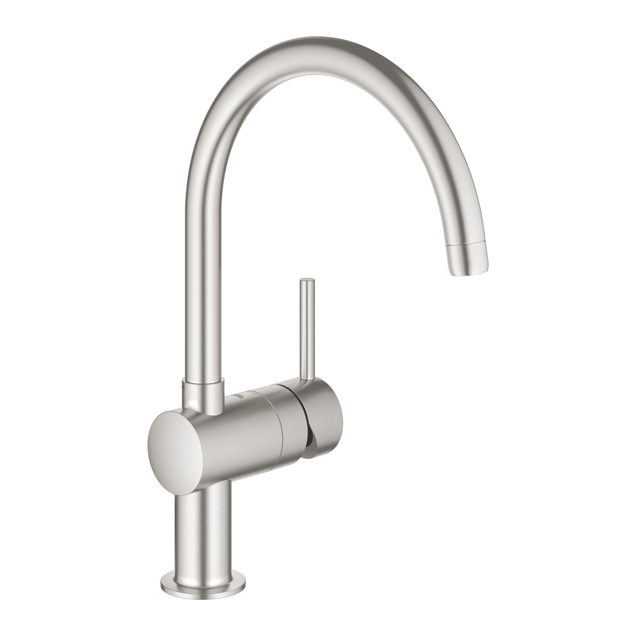 

Кран на кухню одновентильный GROHE Minta сатин латунь 32917DC0