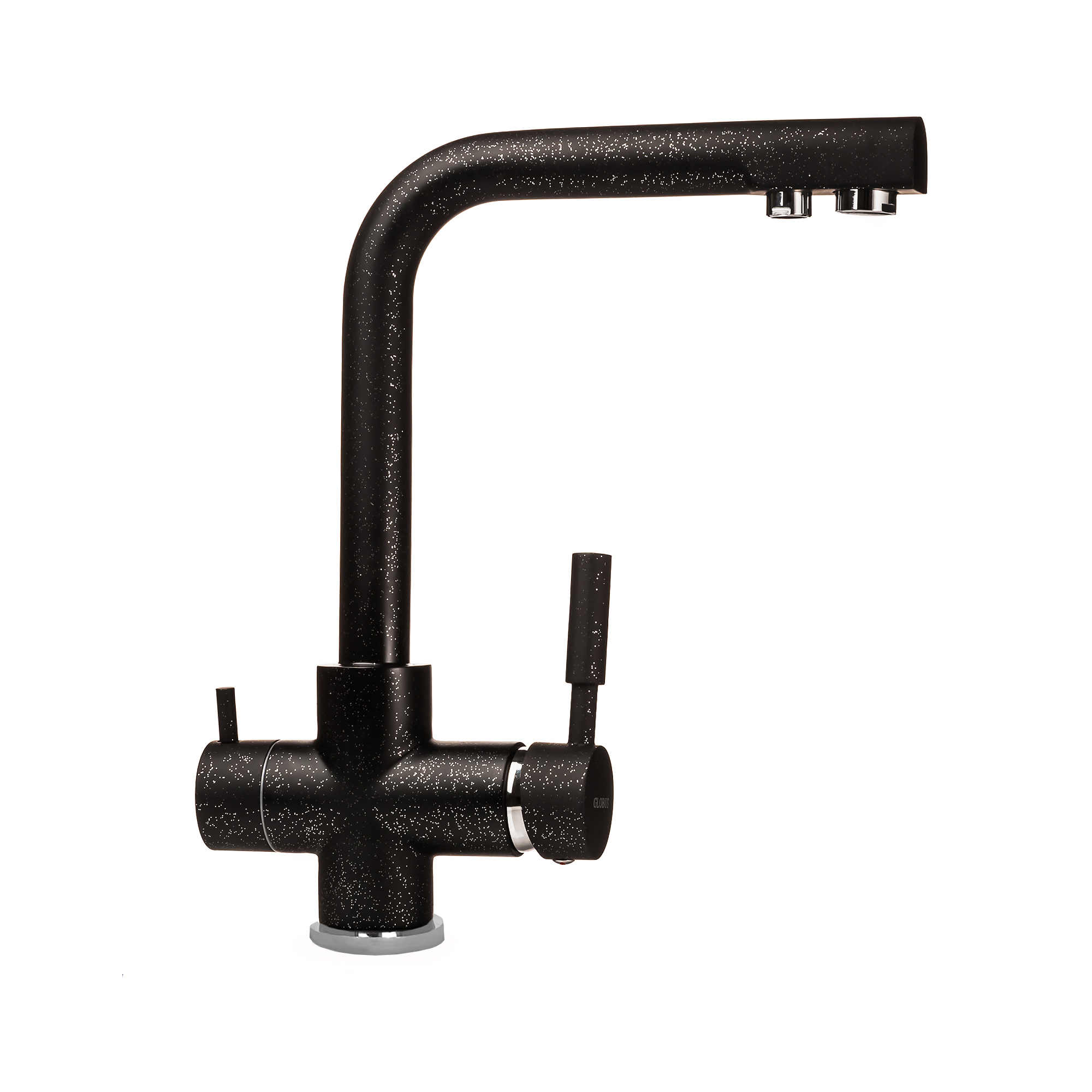 

Кран кухонный для фильтра GLOBUS LUX GLLR-0888-1-ONIX черный латунь 000011311