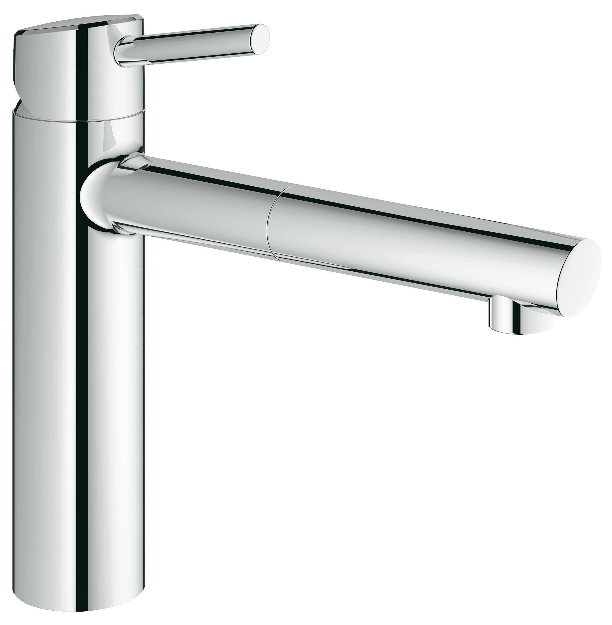 

Cмеситель для кухни с вытяжным душем GROHE CONCETTO хром латунь 31129001